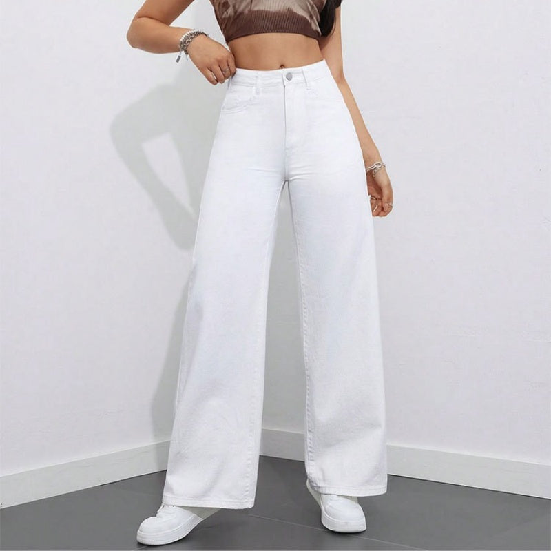 High Waisted Wide Leg Jeans
