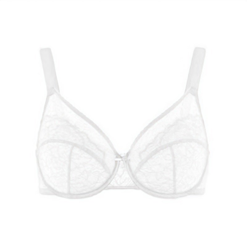 Sheer Lace Underwire Bra
