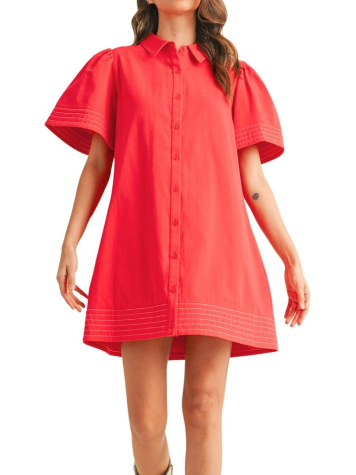 Casual Cotton Tunic Dress