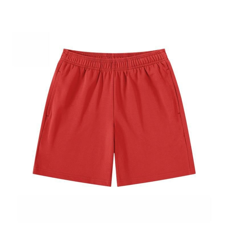 Elastic Waist Relaxed Fit Athletic Shorts