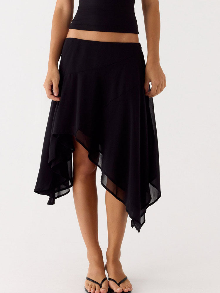 High-waisted skirt