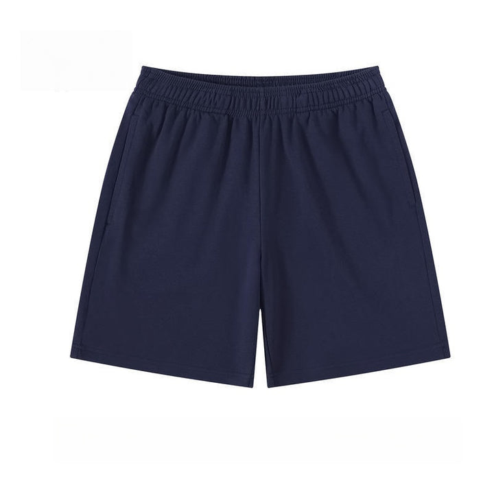 Elastic Waist Relaxed Fit Athletic Shorts