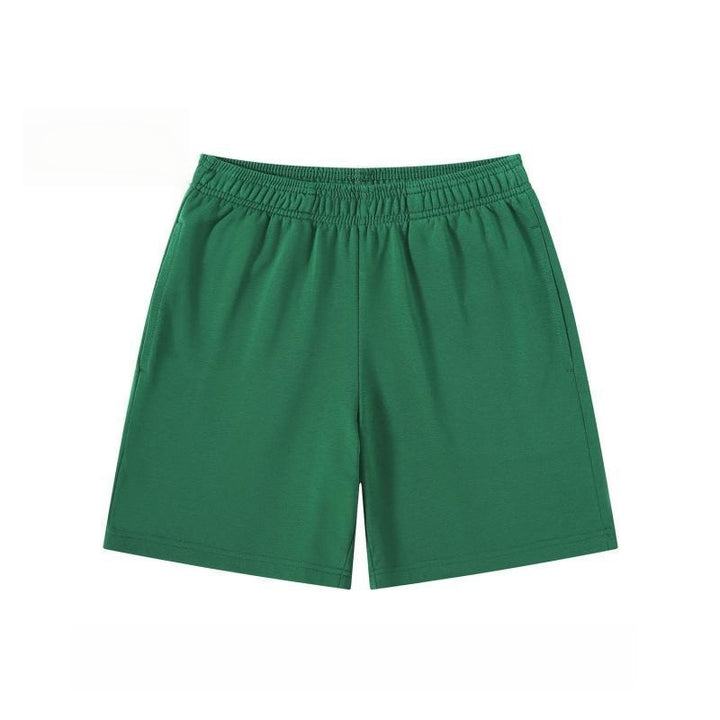 Elastic Waist Relaxed Fit Athletic Shorts