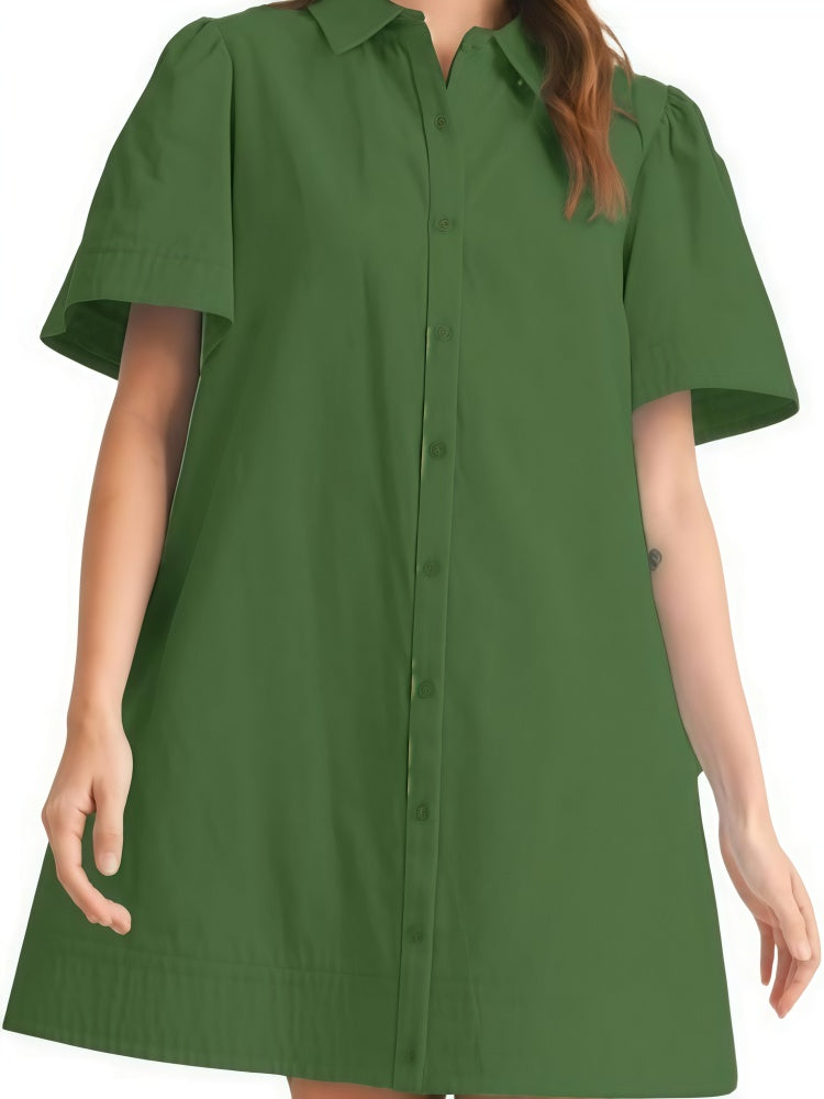 Casual Cotton Tunic Dress