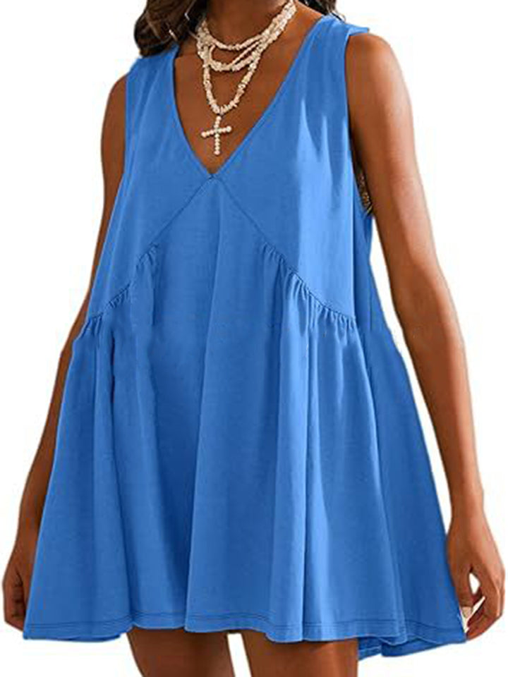 Easy Grace V-Neck Pocket Dress