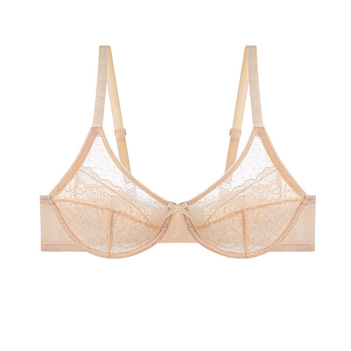 Sheer Lace Underwire Bra