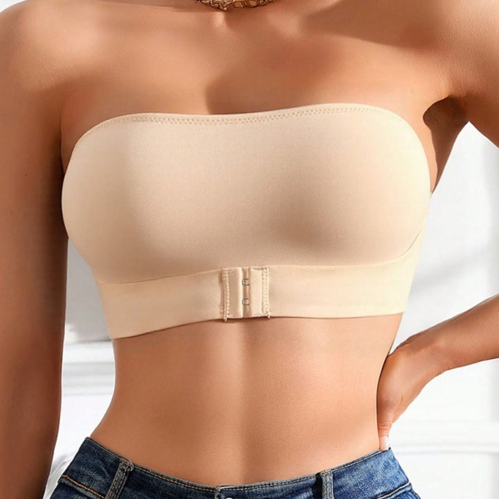 Strapless Bandeau Bra - Non-Slip Underwire Support