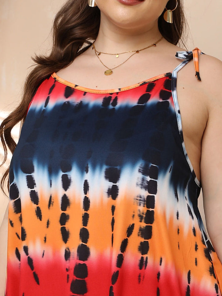 Colorful Tie-Dye Dress