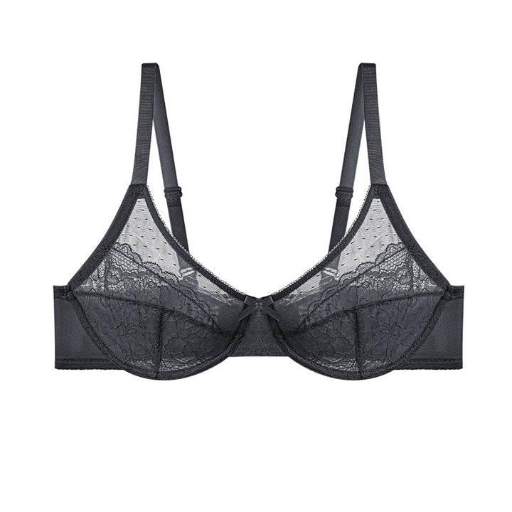 Sheer Lace Underwire Bra