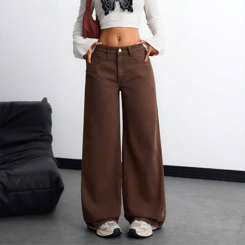 High Waisted Wide Leg Jeans