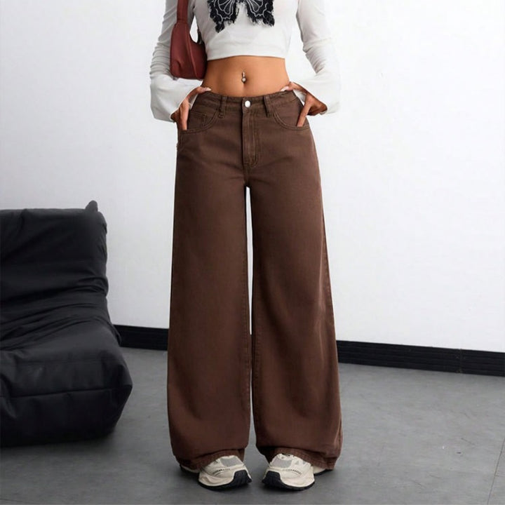 High Waisted Wide Leg Jeans