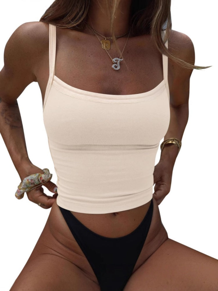 Ribbed &amp; Smooth Crop Tank Tops