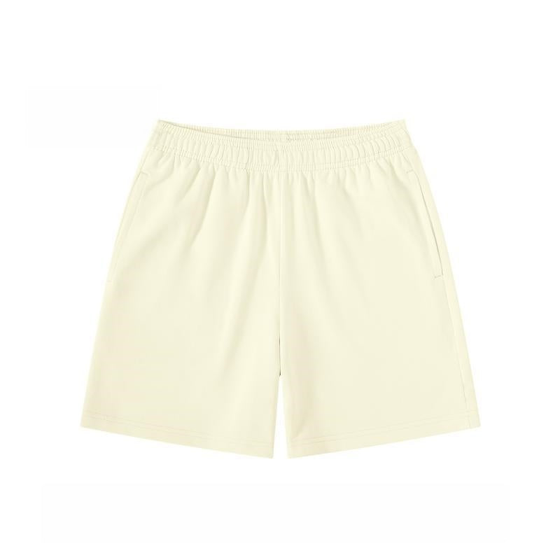 Elastic Waist Relaxed Fit Athletic Shorts