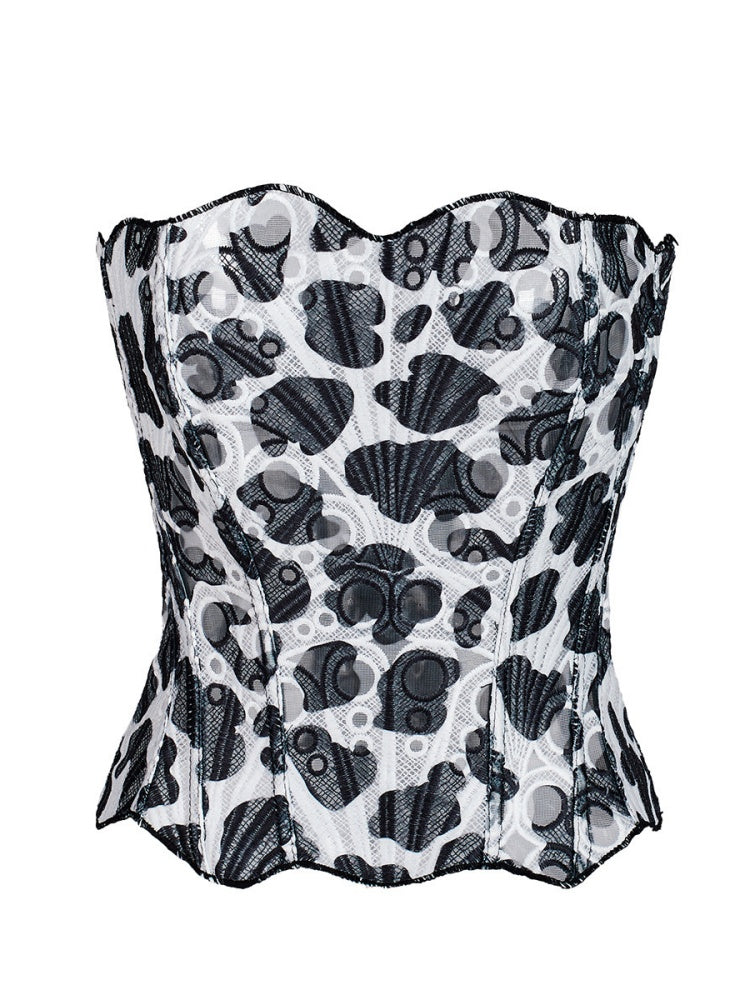 Lace Strapless Corset Top